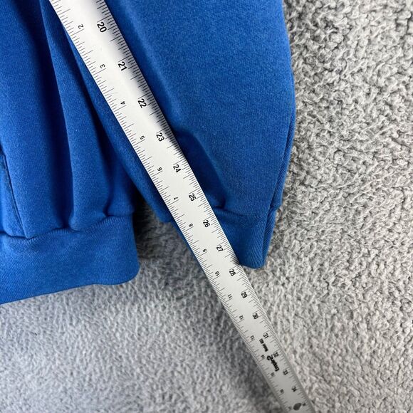 Vintage Las Vegas Sweatshirt Mens Extra Large Blue Black Zip Hoodie Spellout 90s - Picture 14 of 16